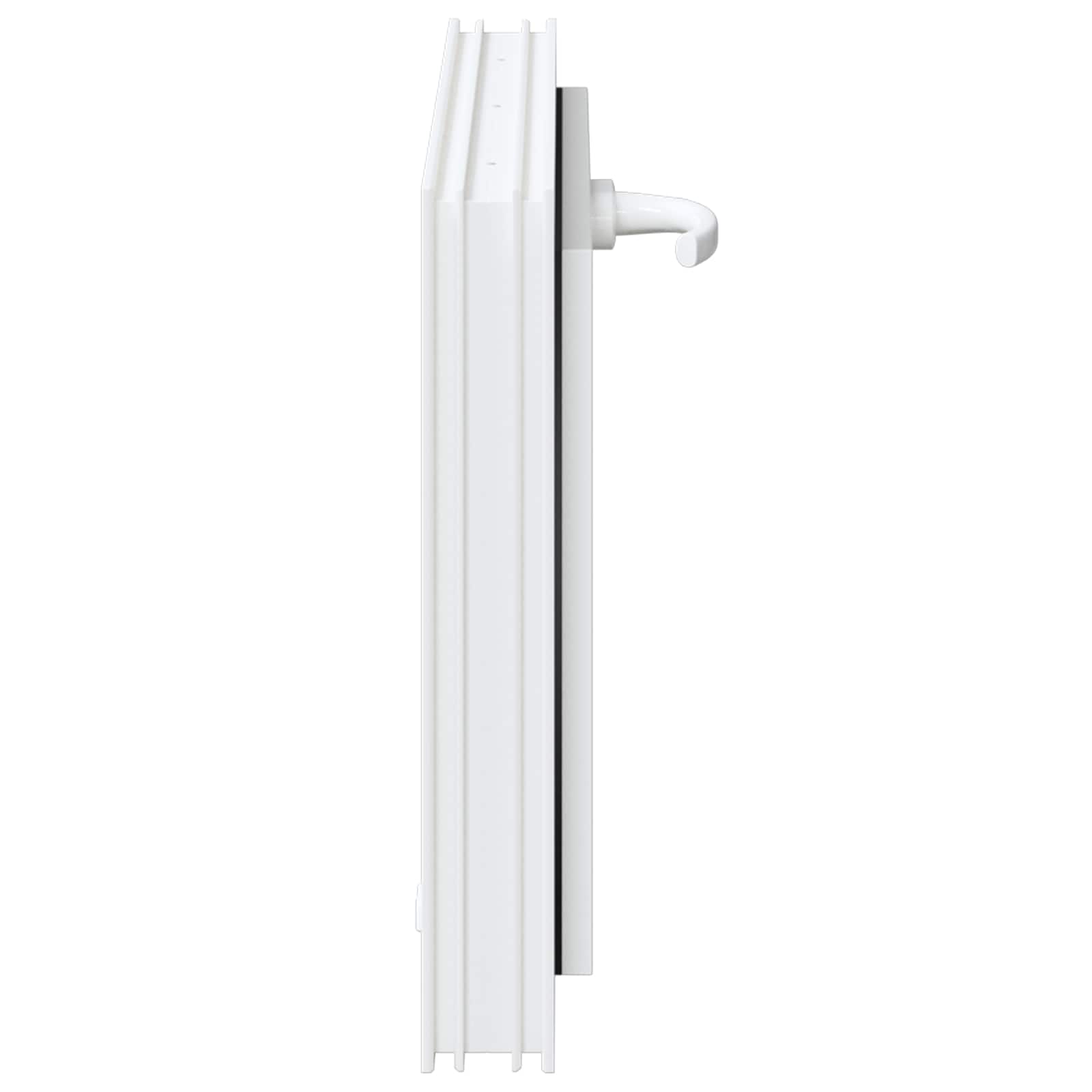 Παράθυρο Κάτω Στρώματος RISOR 60 x 40 cm PVC και Γυαλί Λευκό - Pakobazaar