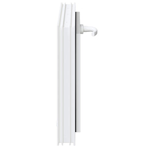 Παράθυρο Κάτω Στρώματος RISOR 60 x 40 cm PVC και Γυαλί Λευκό - Pakobazaar