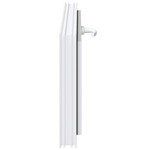 Παράθυρο Κάτω Στρώματος RISOR 90 x 40 cm PVC και Γυαλί Λευκό - Pakobazaar