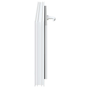 Παράθυρο Κάτω Στρώματος RISOR 110 x 40 cm PVC και Γυαλί Λευκό - Pakobazaar