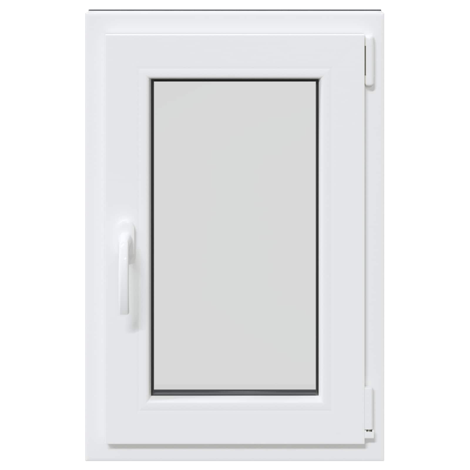 Παράθυρο Κάτω Στρώματος RISOR Ανθρακί 50 x 75 cm PVC και Γυαλί - Pakobazaar