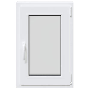Παράθυρο Κάτω Στρώματος RISOR Ανθρακί 50 x 75 cm PVC και Γυαλί - Pakobazaar