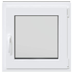 Παράθυρο Κάτω Στρώματος RISOR Ανθρακί 60 x 60 cm PVC και Γυαλί - Pakobazaar