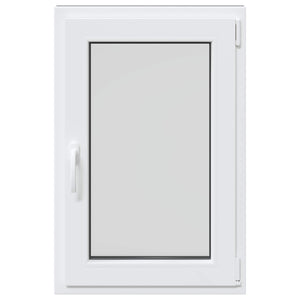 Παράθυρο Κάτω Στρώματος RISOR 60 x 80 cm PVC και Γυαλί Ανθρακί - Pakobazaar