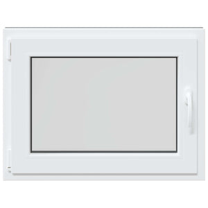 Παράθυρο Κάτω Στρώματος RISOR Ανθρακί 80 x 50 cm PVC και Γυαλί - Pakobazaar