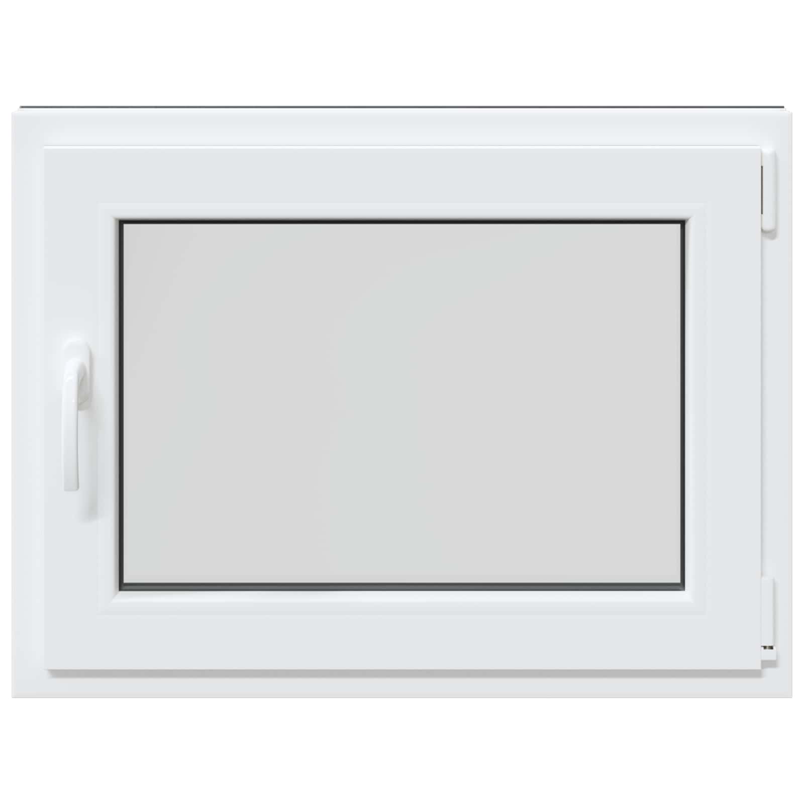 Παράθυρο Κάτω Στρώματος RISOR Ανθρακί 80 x 60 cm PVC και Γυαλί - Pakobazaar