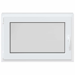 Παράθυρο Κάτω Στρώματος RISOR Ανθρακί 90 x 50 cm PVC και Γυαλί - Pakobazaar