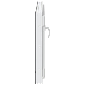 Παράθυρο Κάτω Στρώματος RISOR Ανθρακί 90 x 50 cm PVC και Γυαλί - Pakobazaar