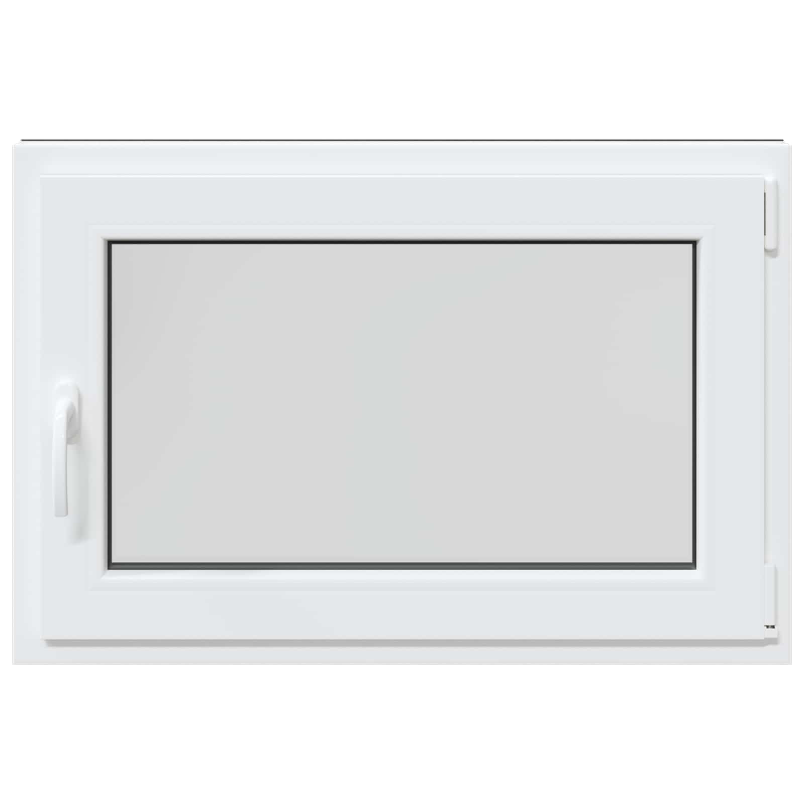 Παράθυρο Κάτω Στρώματος RISOR Ανθρακί 90 x 50 cm PVC και Γυαλί - Pakobazaar