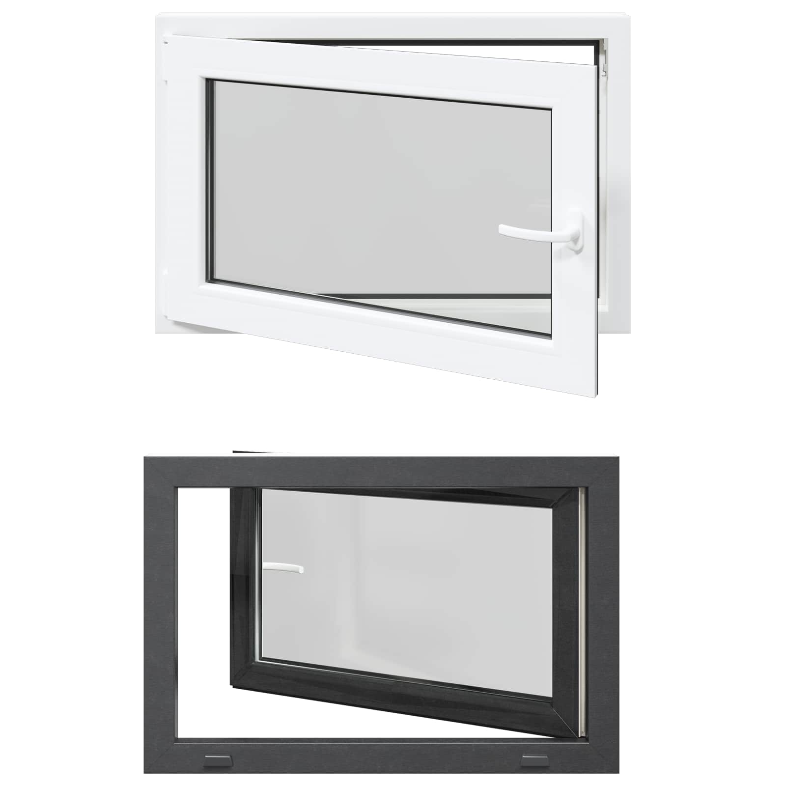 Παράθυρο Υπογείου με Κλίση και Στροφή RISOR 90 x 60 cm - Pakobazaar
