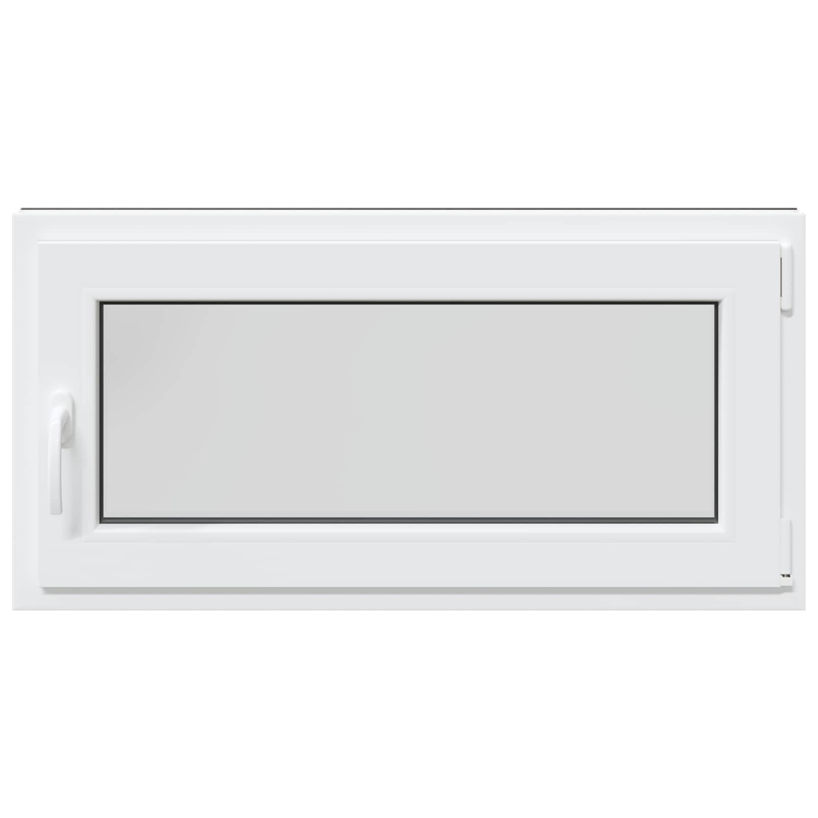 Παράθυρο Κάτω Στρώματος RISOR Ανθρακί 100 x 50 cm PVC και Γυαλί - Pakobazaar