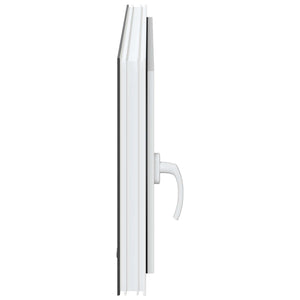 Παράθυρο Κάτω Στρώματος RISOR Ανθρακί 100 x 50 cm PVC και Γυαλί - Pakobazaar