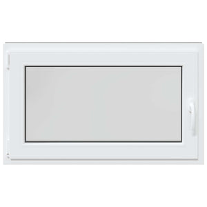 Παράθυρο Κάτω Στρώματος RISOR Ανθρακί 100 x 60 cm PVC και Γυαλί - Pakobazaar