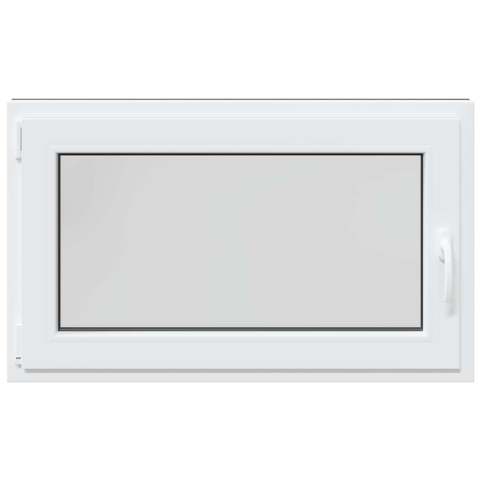 Παράθυρο Κάτω Στρώματος RISOR Ανθρακί 100 x 70 cm PVC και Γυαλί - Pakobazaar