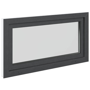 Παράθυρο Κάτω Στρώματος RISOR Ανθρακί 110 x 60 cm PVC και Γυαλί - Pakobazaar