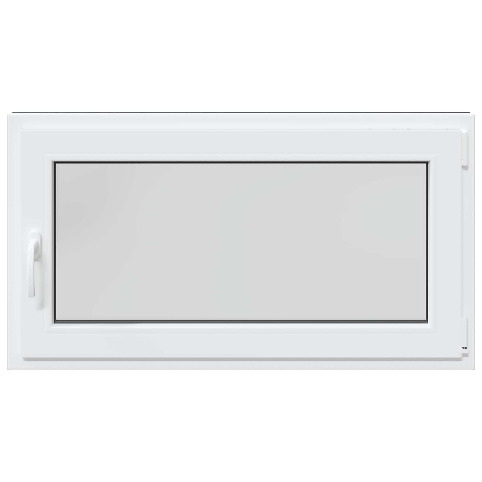 Παράθυρο Κάτω Στρώματος RISOR 110 x 70 cm PVC και Γυαλί Ανθρακί - Pakobazaar