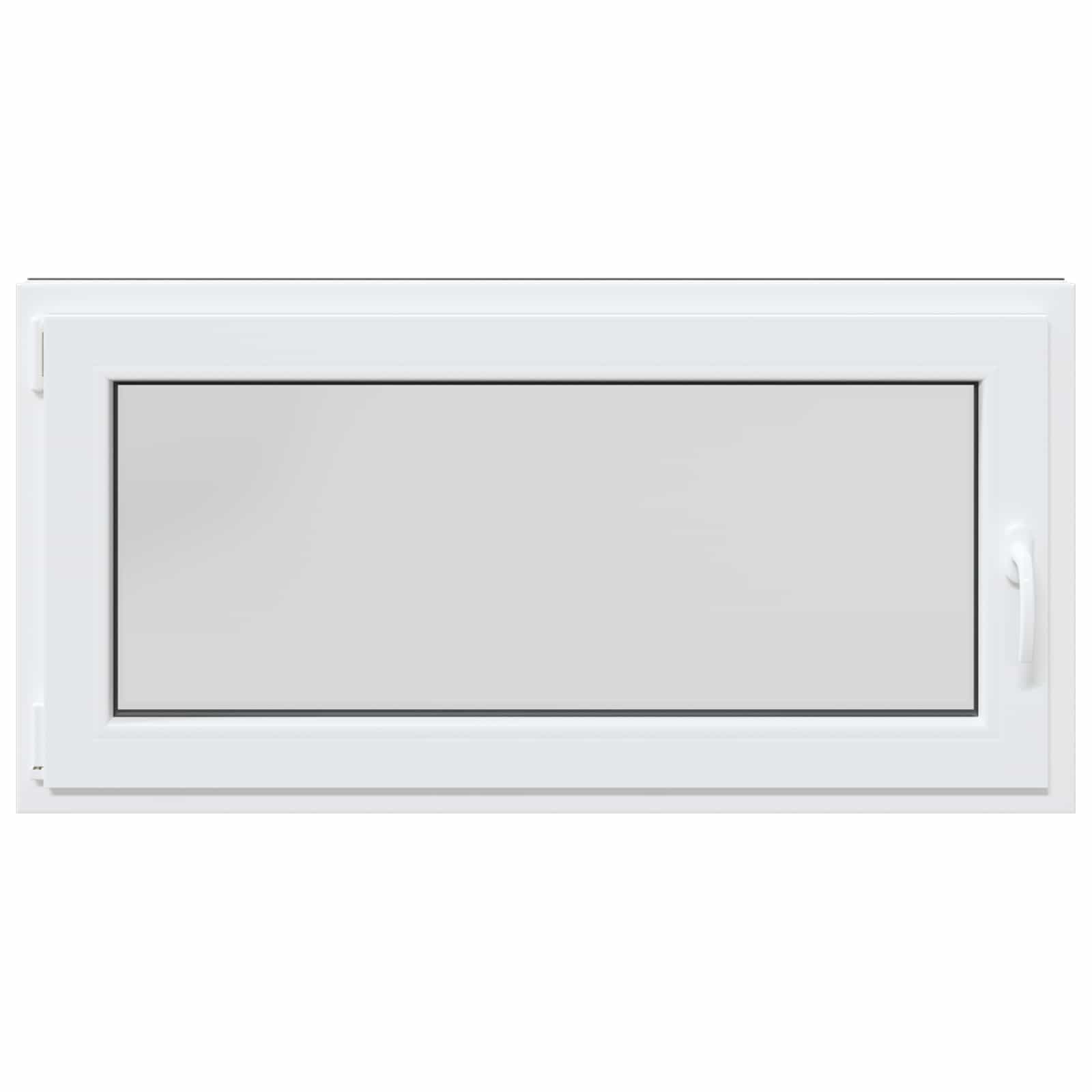 Παράθυρο Κάτω Στρώματος RISOR Ανθρακί 120 x 60 cm PVC και Γυαλί - Pakobazaar