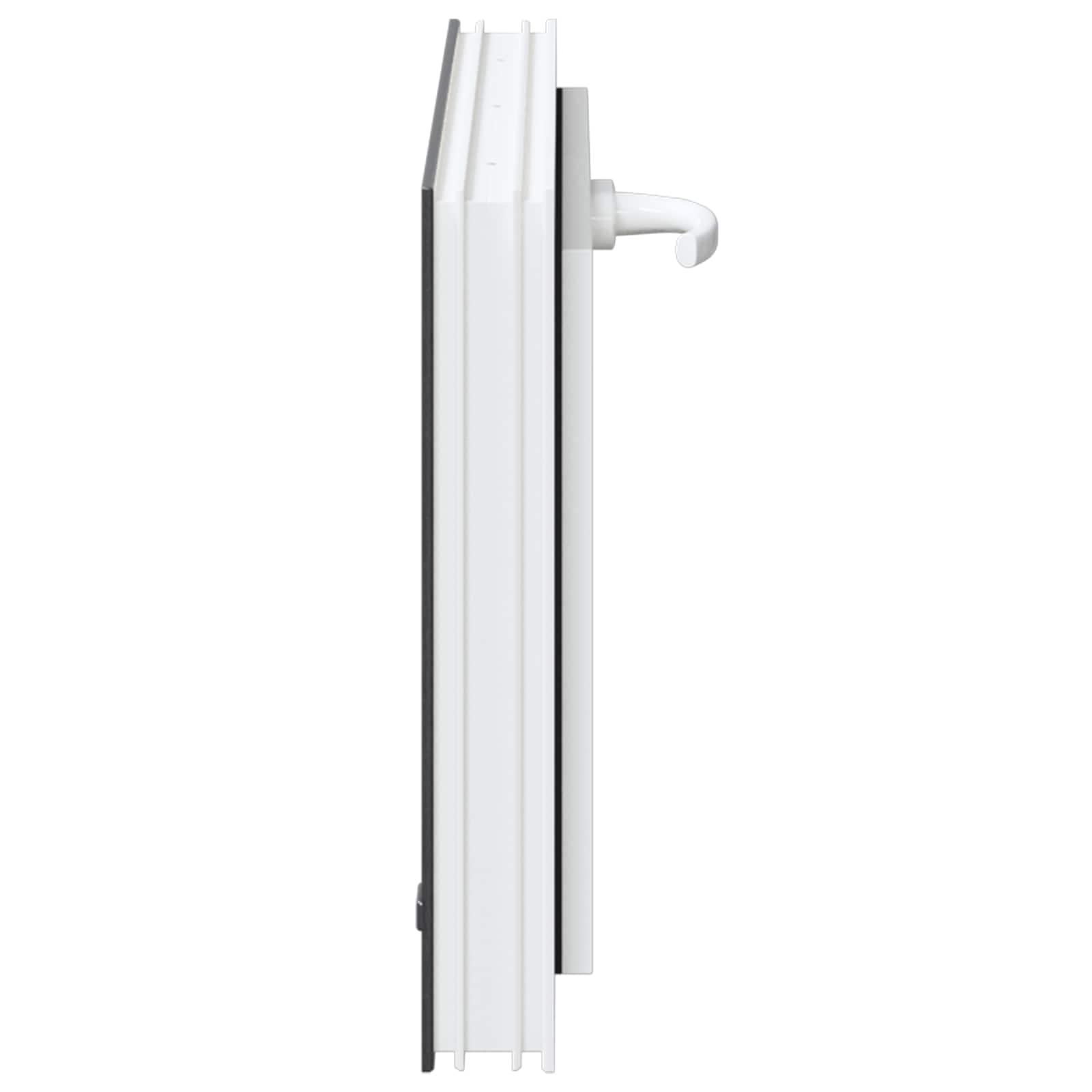 Παράθυρο Κάτω Στρώματος RISOR 60 x 40 cm PVC και Γυαλί Ανθρακί - Pakobazaar