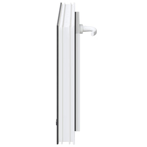 Παράθυρο Κάτω Στρώματος RISOR 60 x 40 cm PVC και Γυαλί Ανθρακί - Pakobazaar