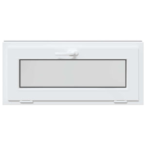 Παράθυρο Κάτω Στρώματος RISOR 90 x 40 cm PVC και Γυαλί Ανθρακί - Pakobazaar