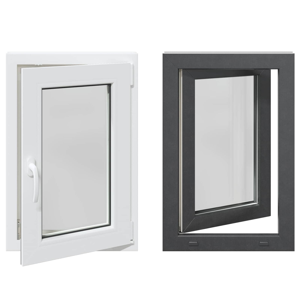 Παράθυρο Υπογείου με Κλίση και Στροφή RISOR 50 x 75 cm - Pakobazaar