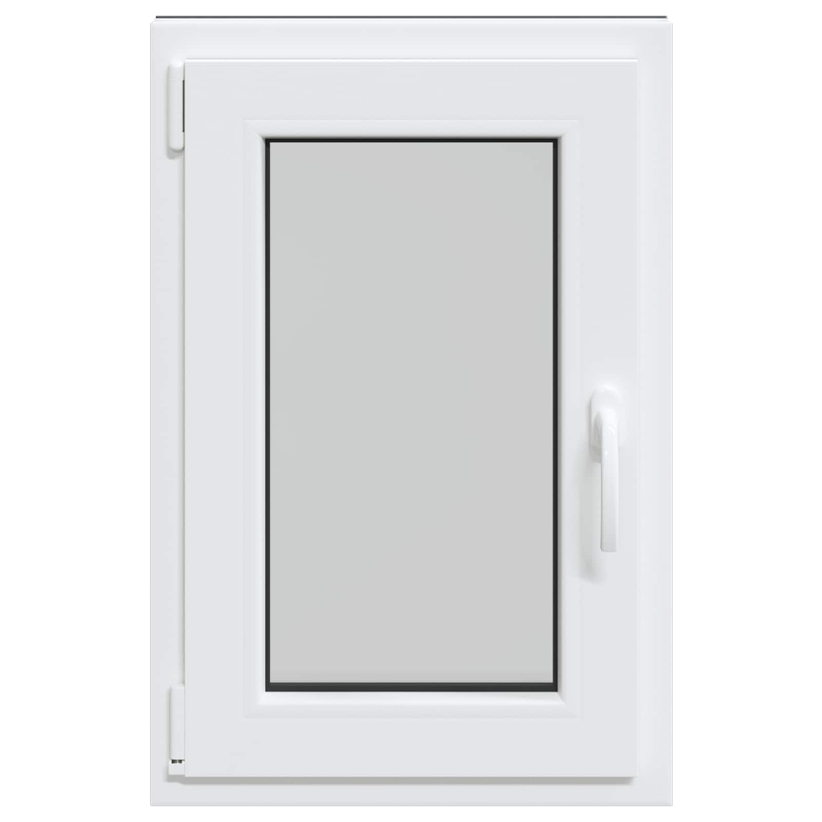 Παράθυρο Κάτω Στρώματος RISOR Ανθρακί 50 x 75 cm PVC και Γυαλί - Pakobazaar