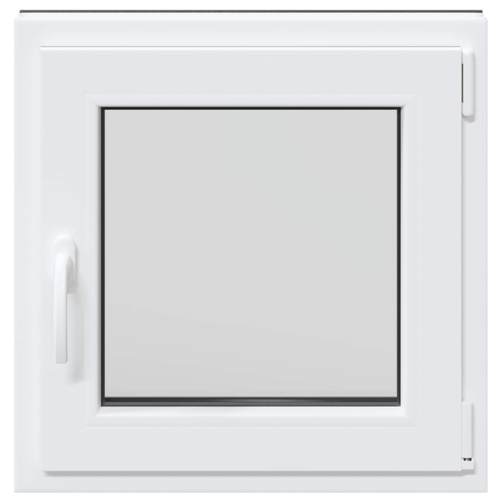 Παράθυρο Κάτω Στρώματος RISOR Ανθρακί 60 x 60 cm PVC και Γυαλί - Pakobazaar