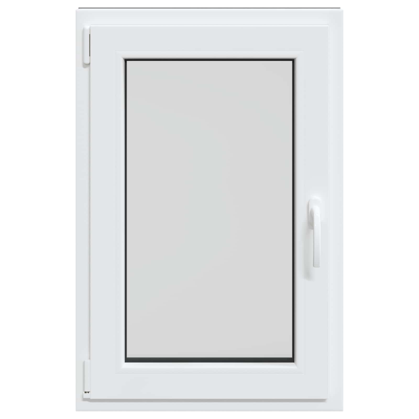 Παράθυρο Κάτω Στρώματος RISOR Ανθρακί 60 x 100 cm PVC και Γυαλί - Pakobazaar