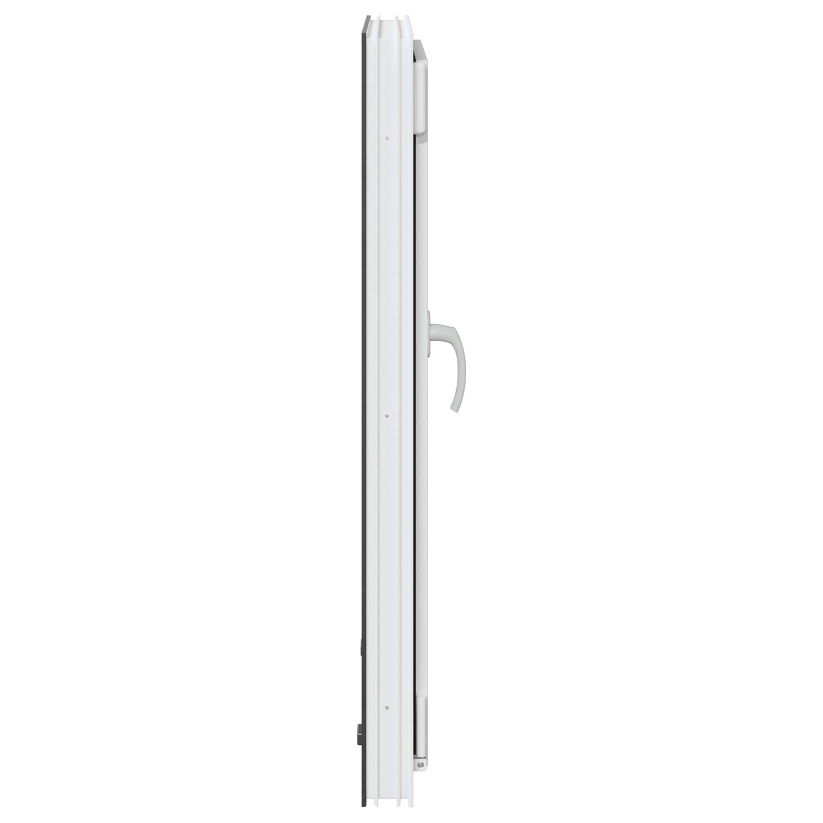Παράθυρο Κάτω Στρώματος RISOR Ανθρακί 60 x 100 cm PVC και Γυαλί - Pakobazaar