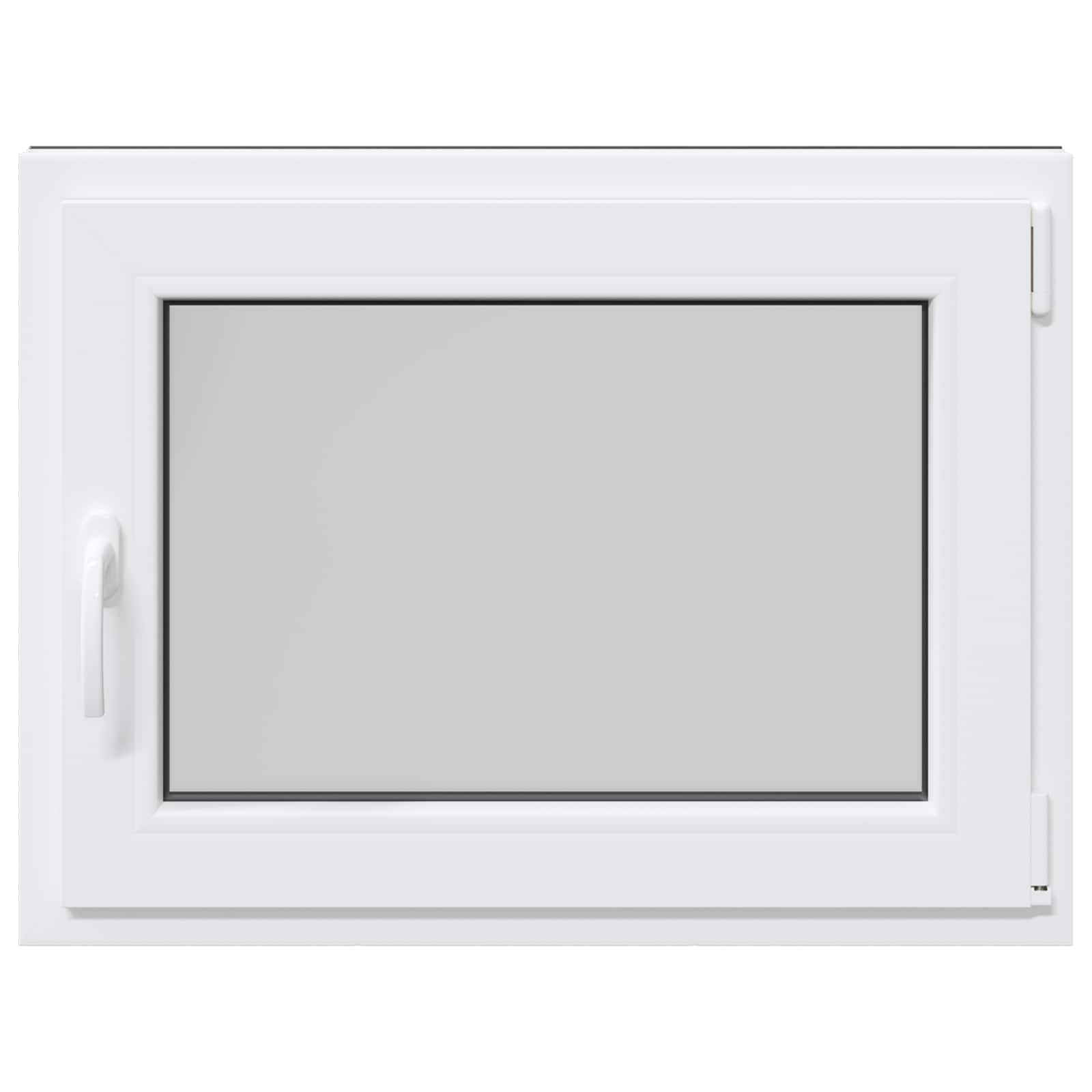 Παράθυρο Κάτω Στρώματος RISOR Ανθρακί 80 x 60 cm PVC και Γυαλί - Pakobazaar