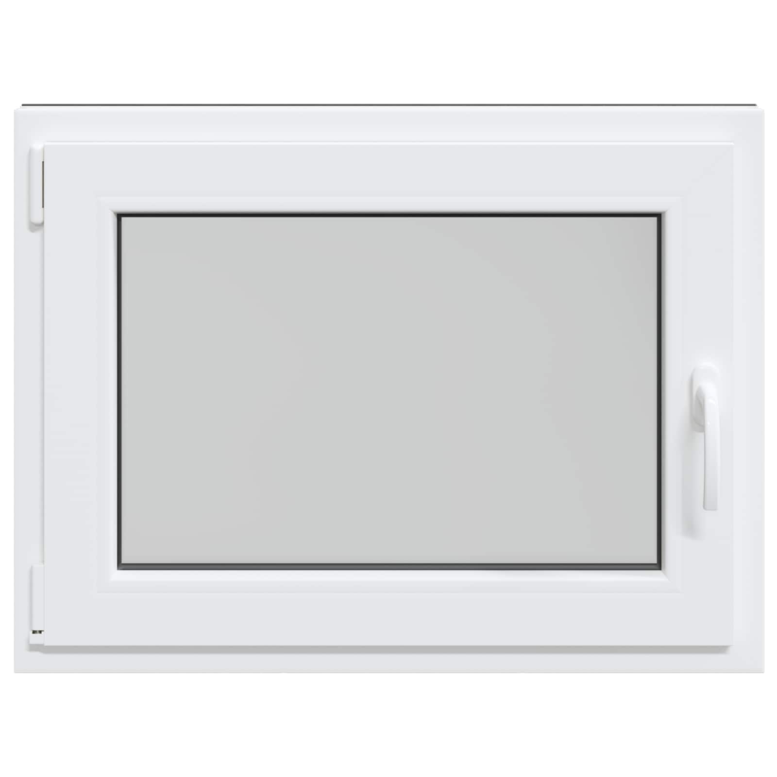 Παράθυρο Κάτω Στρώματος RISOR Ανθρακί 80 x 70 cm PVC και Γυαλί - Pakobazaar