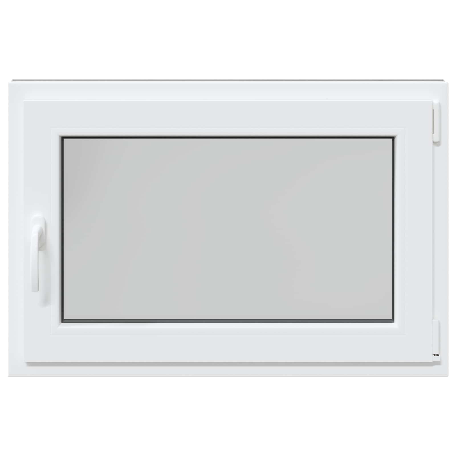 Παράθυρο Κάτω Στρώματος RISOR Ανθρακί 90 x 50 cm PVC και Γυαλί - Pakobazaar