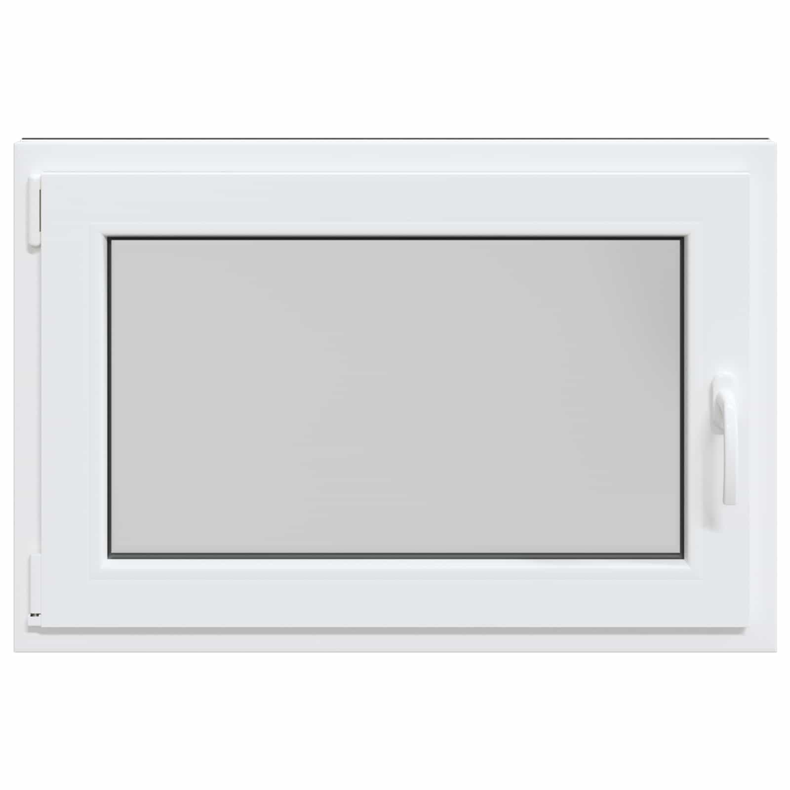Παράθυρο Κάτω Στρώματος RISOR Ανθρακί 90 x 70 cm PVC και Γυαλί - Pakobazaar