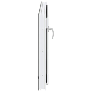 Παράθυρο Κάτω Στρώματος RISOR Ανθρακί 100 x 50 cm PVC και Γυαλί - Pakobazaar