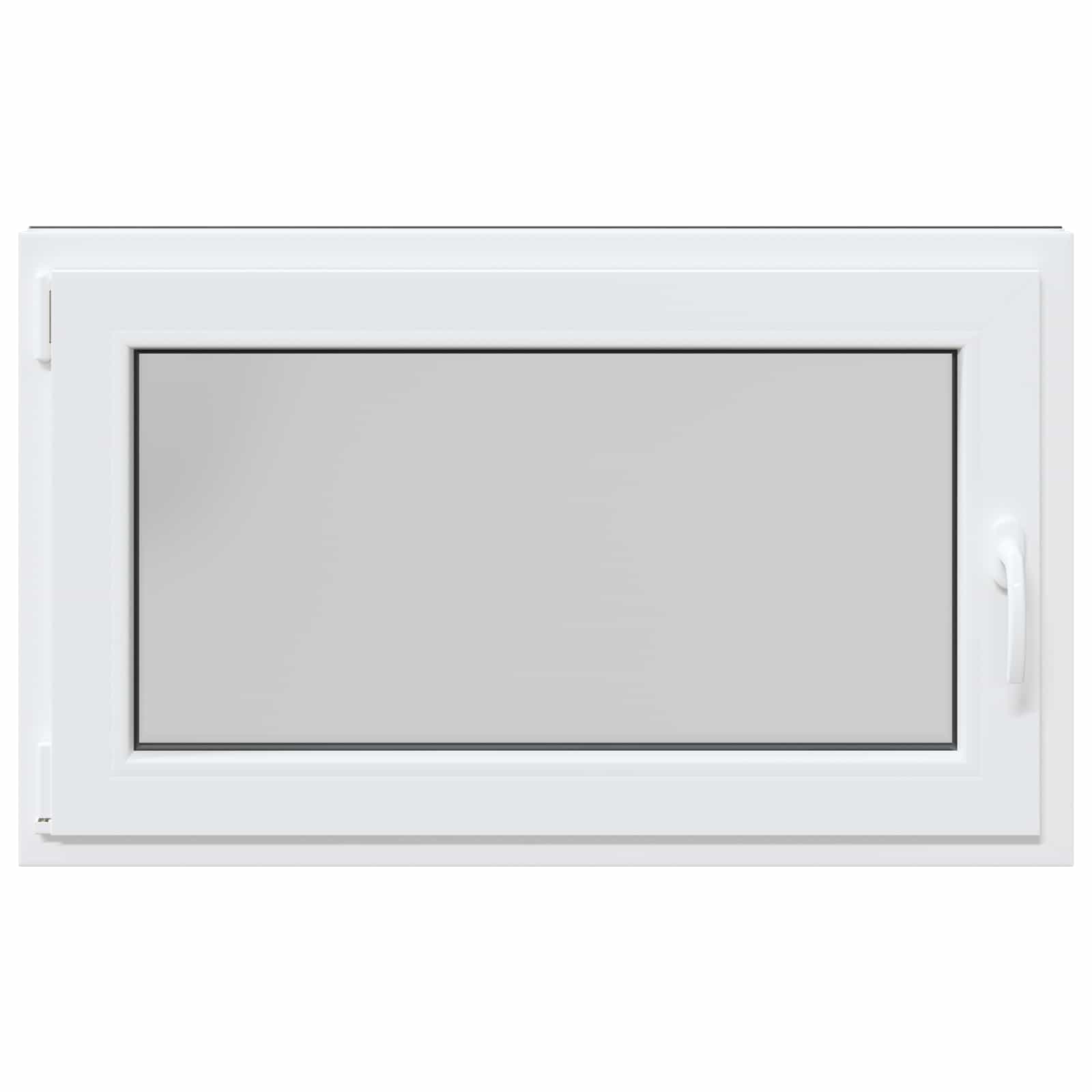 Παράθυρο Κάτω Στρώματος RISOR Ανθρακί 100 x 70 cm PVC και Γυαλί - Pakobazaar