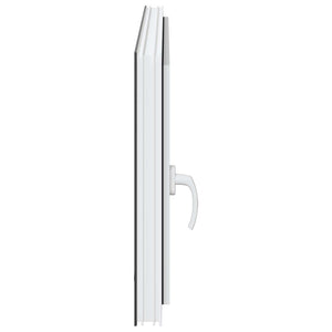 Παράθυρο Κάτω Στρώματος RISOR Ανθρακί 110 x 50 cm PVC και Γυαλί - Pakobazaar