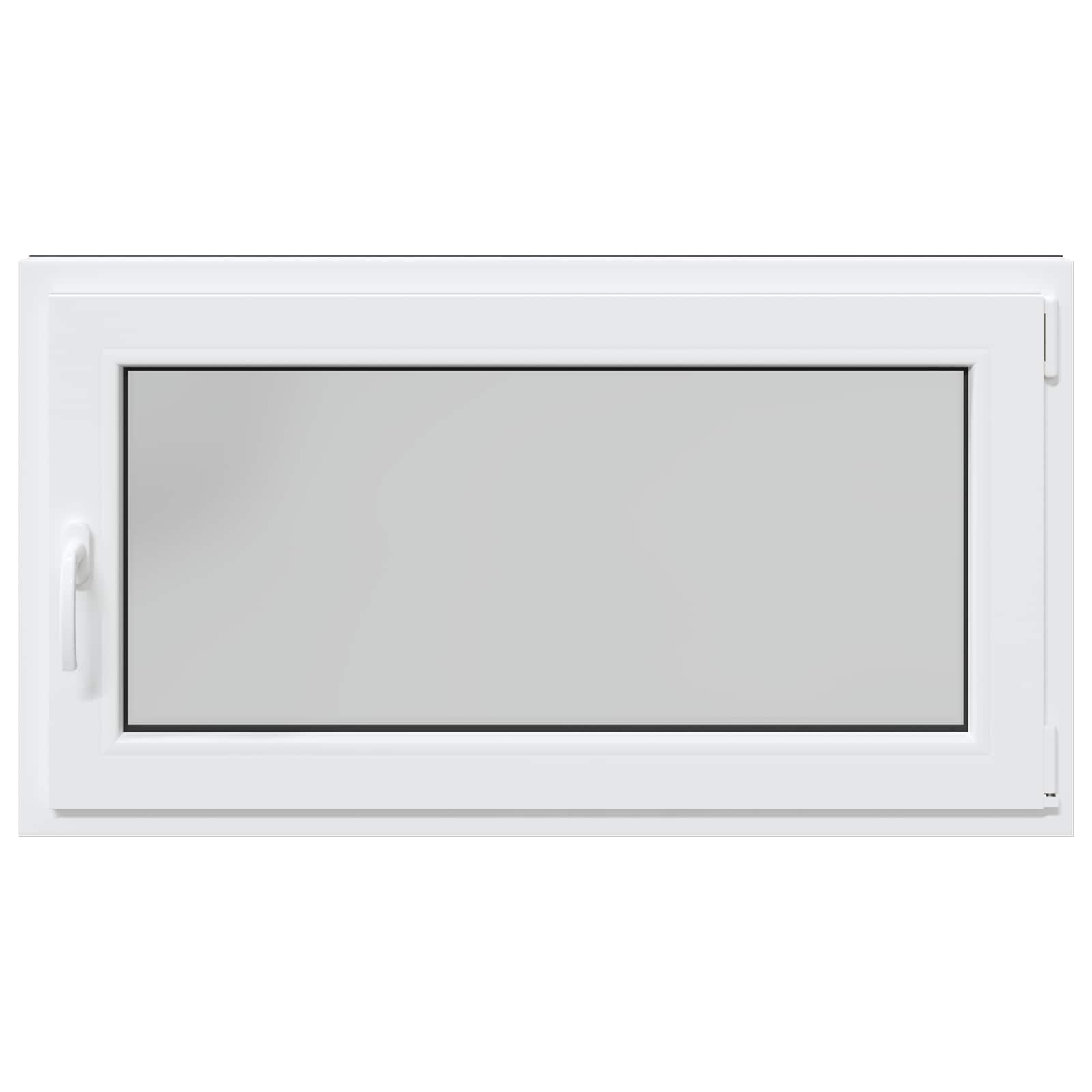 Παράθυρο Κάτω Στρώματος RISOR Ανθρακί 110 x 60 cm PVC και Γυαλί - Pakobazaar