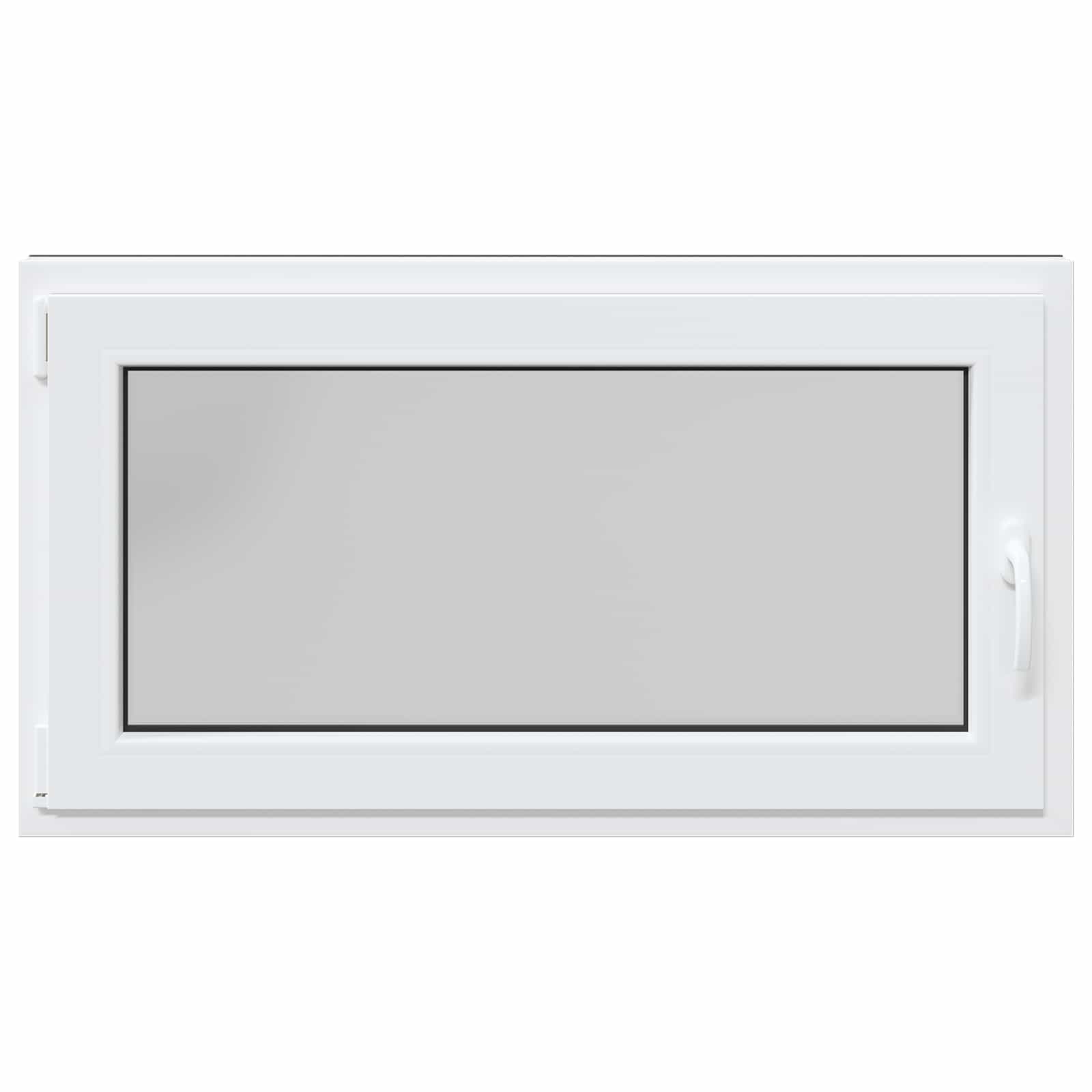 Παράθυρο Κάτω Στρώματος RISOR Ανθρακί 110 x 70 cm PVC και Γυαλί - Pakobazaar