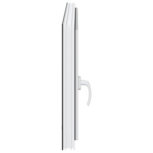 Παράθυρο Κάτω Στρώματος RISOR Ανθρακί 120 x 60 cm PVC και Γυαλί - Pakobazaar