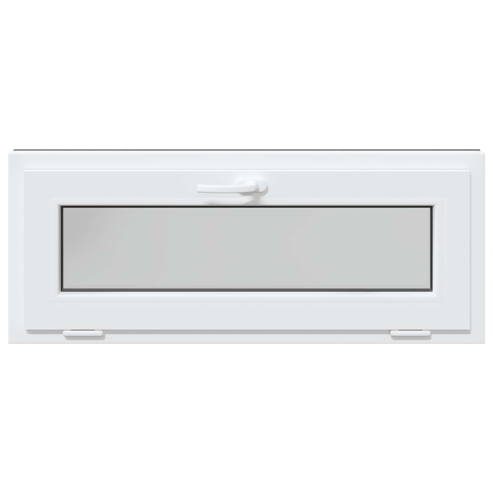 Παράθυρο Κάτω Στρώματος RISOR 100 x 40 cm PVC και Γυαλί Ανθρακί - Pakobazaar