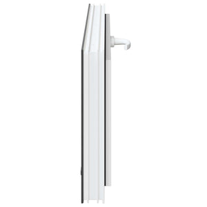 Παράθυρο Κάτω Στρώματος RISOR 100 x 40 cm PVC και Γυαλί Ανθρακί - Pakobazaar