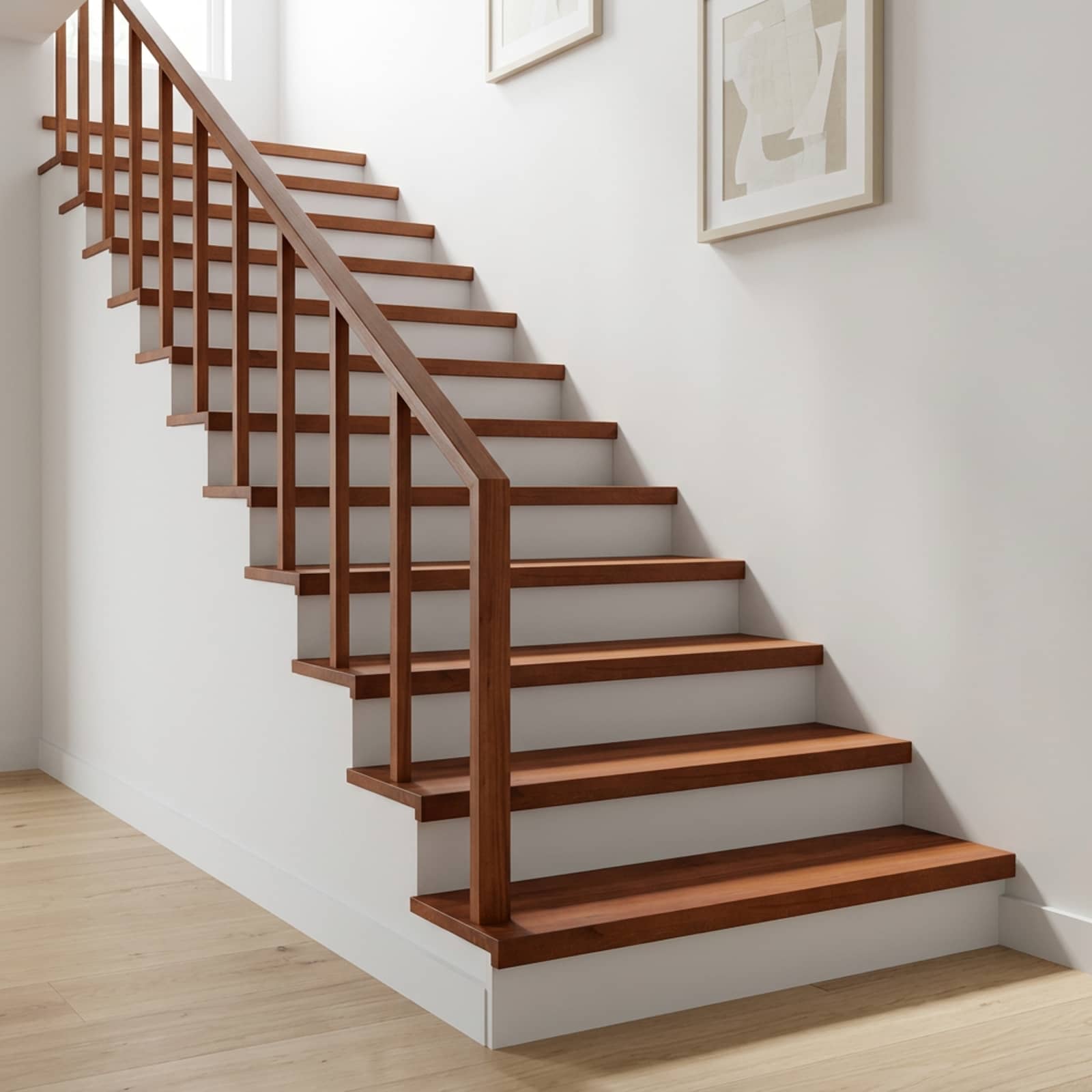 Σκαλοπάτια 20 τεμ. 120 x 25 x 2 cm Καφέ Στερεό ξύλο οξιάς