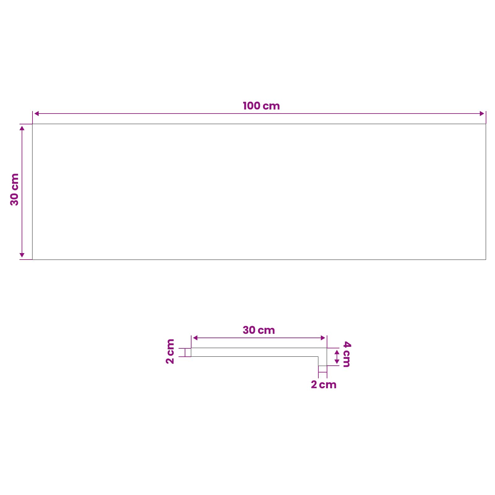 Σκαλοπάτια 4 τεμ. 100 x 30 x 2 cm Καφέ Στερεό ξύλο οξιάς - Pakobazaar