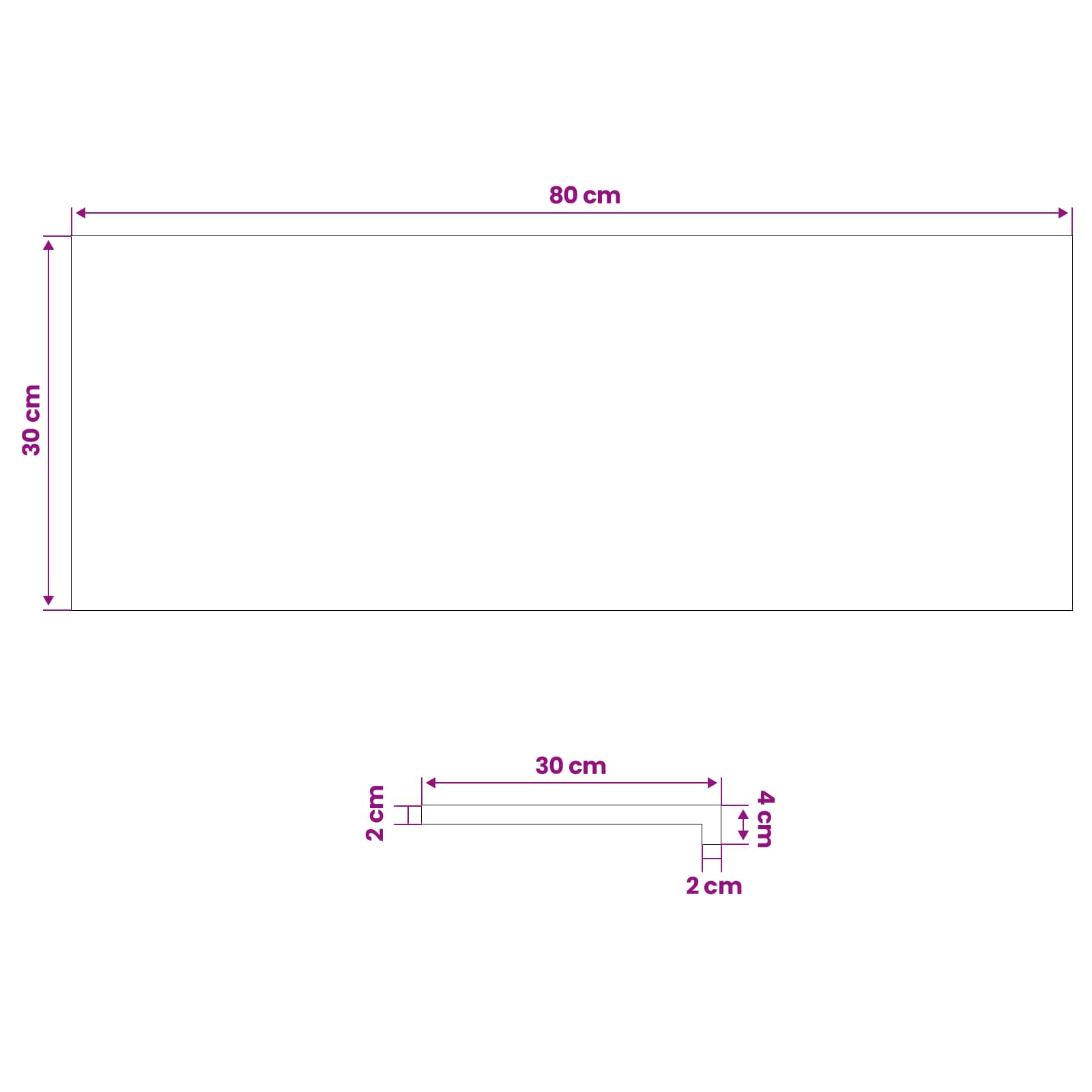 Σκαλοπάτια 8 τεμ. 80 x 30 x 2 cm Φυσικό Στερεό ξύλο οξιάς - Pakobazaar