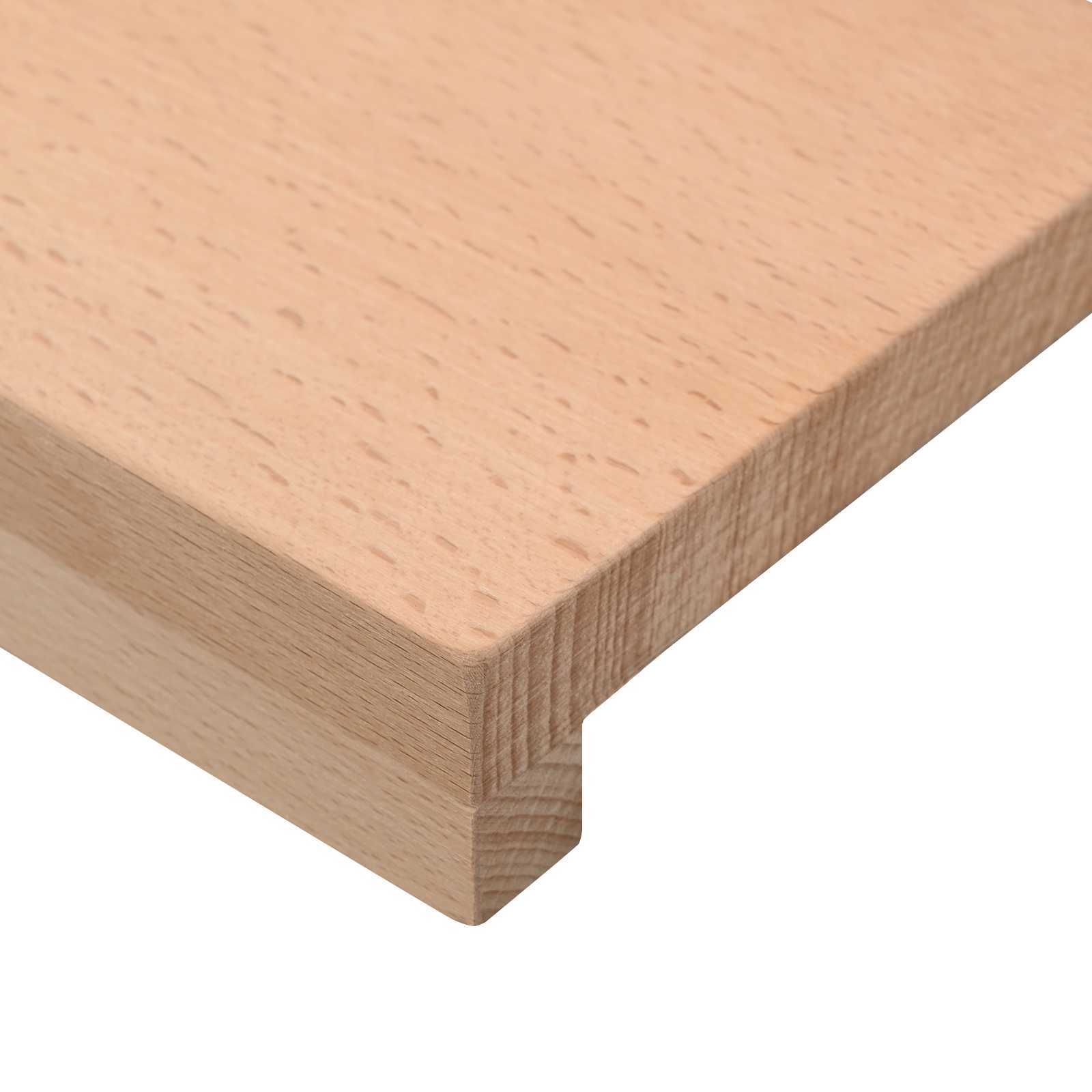 Σκαλοπάτια 8 τεμ. 100 x 30 x 2 cm Φυσικό Στερεό ξύλο οξιάς - Pakobazaar