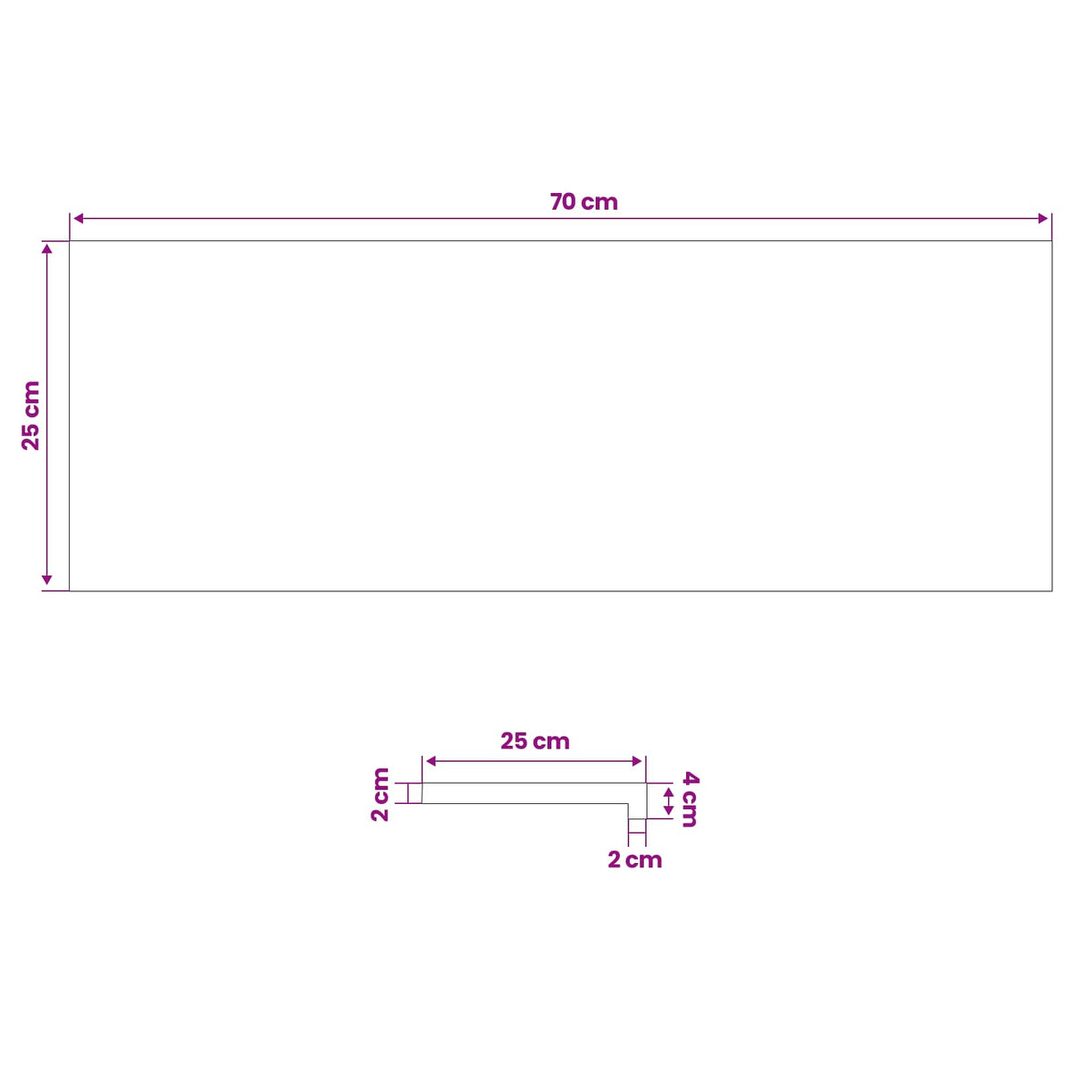 Σκαλοπάτια 8 τεμ. 70 x 25 x 2 cm Σκούρο Καφέ Στερεό ξύλο οξιάς