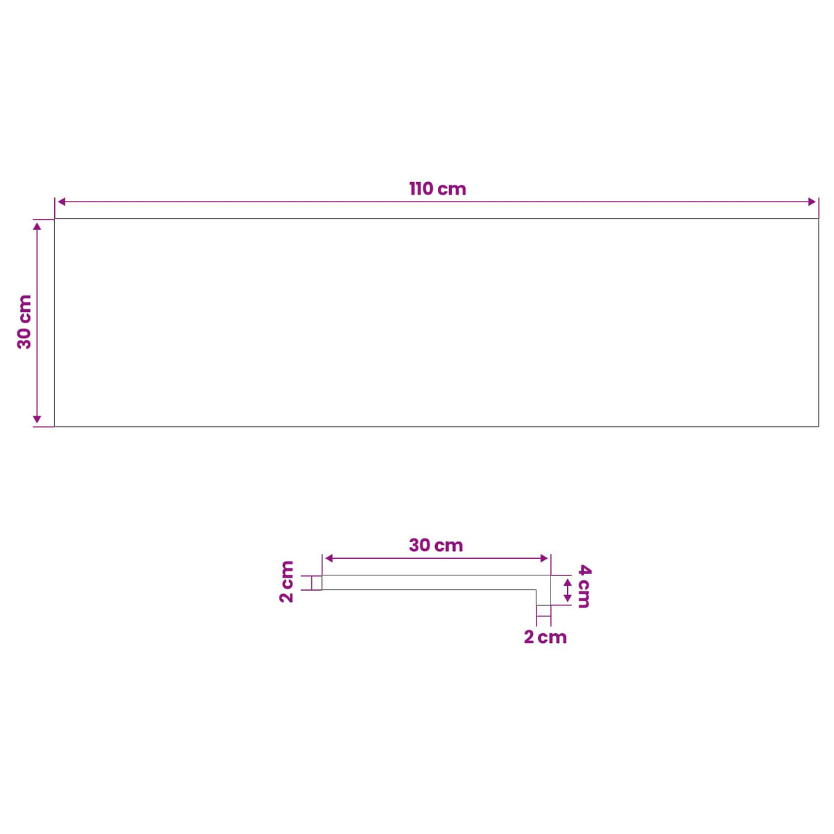 Σκαλοπάτια 8 τεμ. 110 x 30 x 2 cm Μαύρο Στερεό ξύλο οξιάς