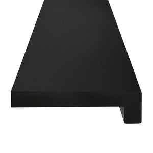 Σκαλοπάτια 12 τεμ. 70 x 25 x 2 cm Μαύρο Στερεό ξύλο οξιάς