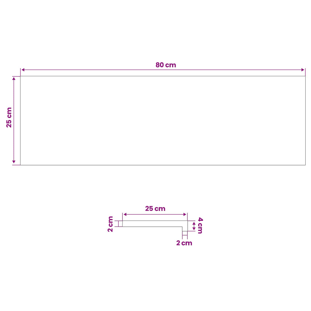 Σκαλοπάτια 12 τεμ. 80 x 25 x 2 cm Μαύρο Στερεό ξύλο οξιάς