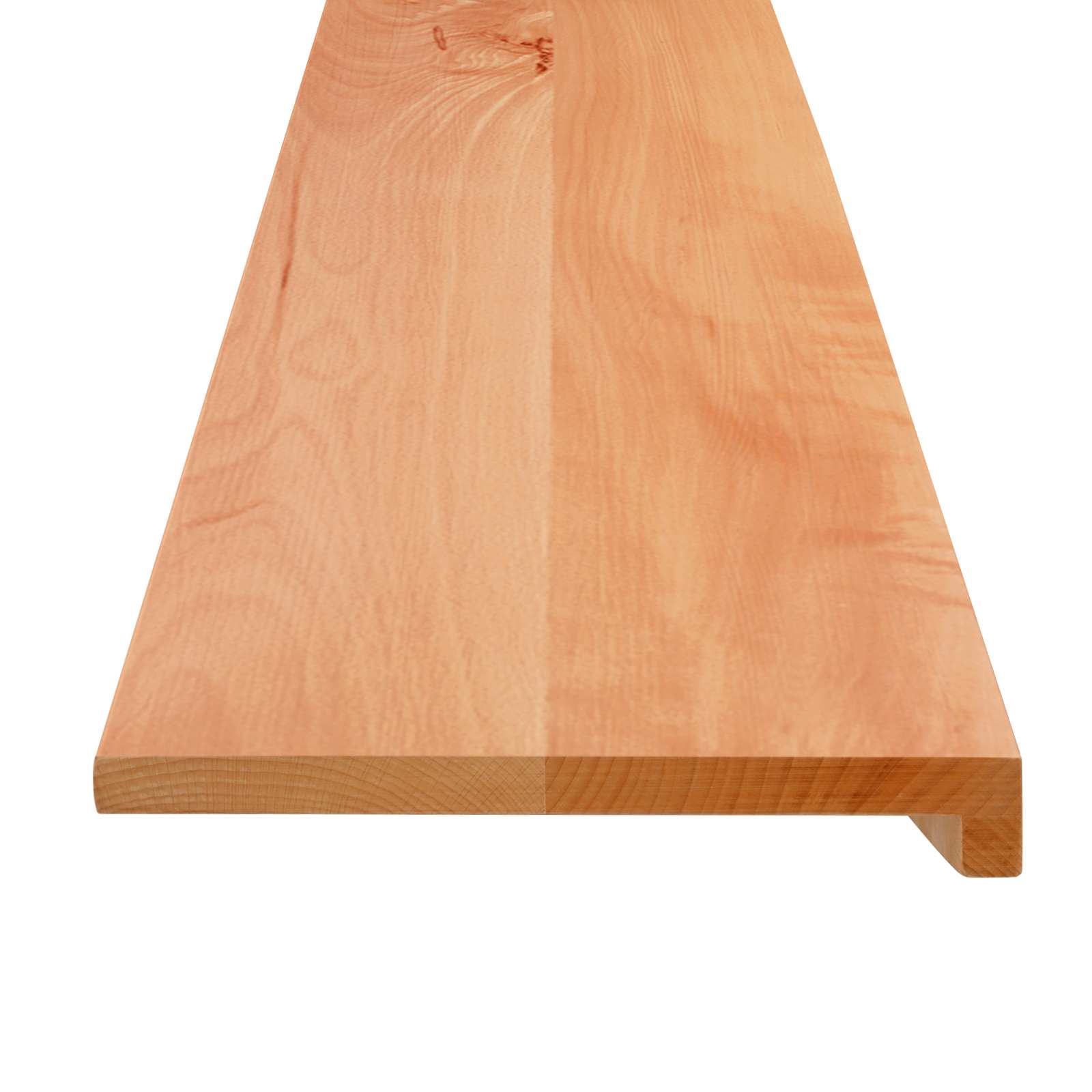 Σκαλοπάτια 16 τεμ. 100 x 25 x 2 cm Βερνίκι Στερεό ξύλο οξιάς - Pakobazaar